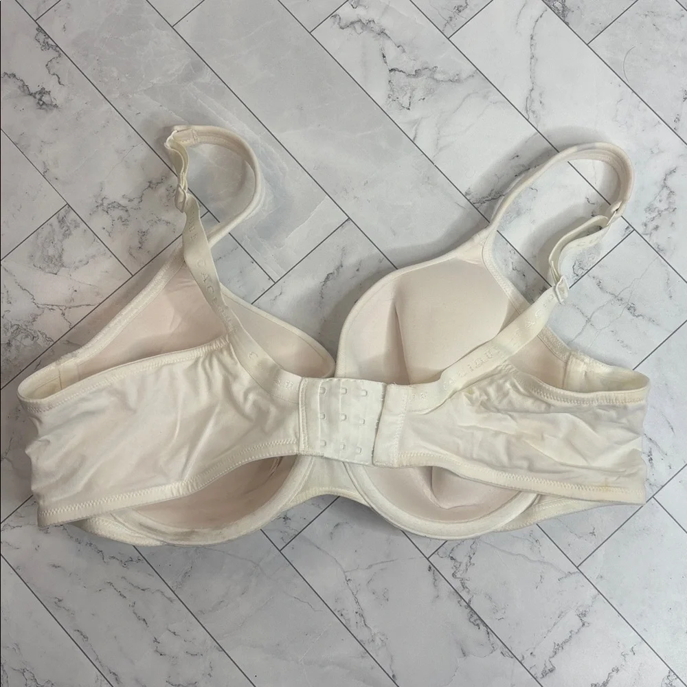 NWOT Cacique Lane Bryant Womans T-Shirt Bra White Lightly Lined UNDERWIRE 42C